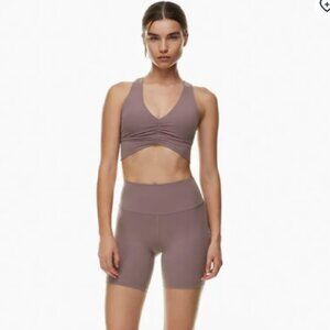 Aritzia TNA BUTTER Volley Sports Bra mauve